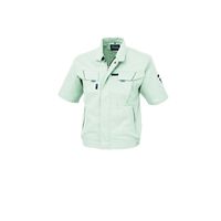 ジーベック サワークロス半袖ブルゾン シルバーグレー 3L 7561ー22ー3L 7561 1着（直送品）