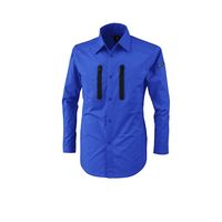 ジーベック 長袖シャツ ブルー L 1733ー40ーL 1733 1着（直送品）