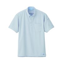 ジーベック クールビズ半袖ポロシャツ シルバーグレー 4L 6180ー22ー4L 6180 1着（直送品）