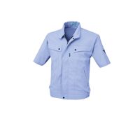 ジーベック WX半袖ブルゾン バイオレット L 5010ー48ーL 5010 1着（直送品）