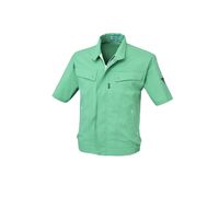 ジーベック WX半袖ブルゾン グリーン L 5010ー60ーL 5010 1着（直送品）