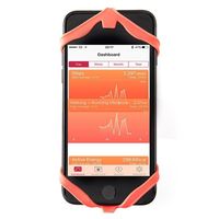 ULAC シリコンモバイルフォンホルダー H4 spyder team レッド RD 1個（直送品）