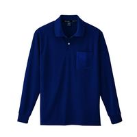 ジーベック 制電長袖ポロシャツ コン 4L 6015ー10ー4L 6015 1着（直送品）