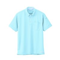 ジーベック クールビズ半袖ポロシャツ サックス 4L 6180ー42ー4L 6180 1着（直送品）