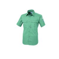 ジーベック PETボトルリサイクリーン半袖シャツ グリーン 4L 9292ー60ー4L 9292 1着（直送品）