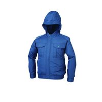 ジーベック 空調服ポリ100ブルゾン ダークブルー 4L KU90810ーK14ー4L KU90810 1着（直送品）