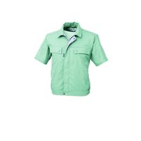 ジーベック クレスタ21半袖ブルゾン モスグリーン 4L 1551ー61ー4L 1551 1着（直送品）