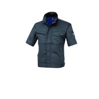 ジーベック 半袖ブルゾン チャコールグレー L 1631ー25ーL 1631 1着（直送品）