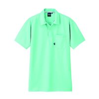 ジーベック 半袖ポロシャツ ミントグリーン SS 6140ー67ーSS 6140 1着（直送品）