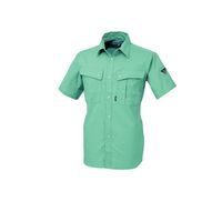ジーベック WX半袖シャツ グリーン 4L 5020ー60ー4L 5020 1着（直送品）
