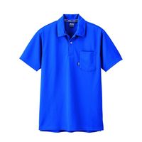 ジーベック 半袖ポロシャツ ロイヤルブルー SS 6140ー46ーSS 6140 1着（直送品）