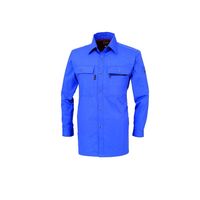 ジーベック イケ綿長袖シャツ ブルー 4L 2093ー40ー4L 2093 1着（直送品）