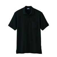 ジーベック（XEBEC） 半袖ポロシャツー90-クロ 6170