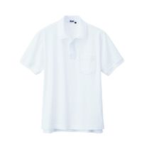 ジーベック 半袖ポロシャツ シロ 3L 6170ー32ー3L 6170 1着（直送品）