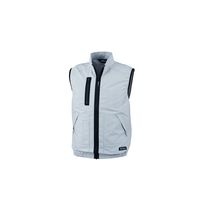 ジーベック 空調服綿ベスト シルバーグレー L XE98019ー22ーL