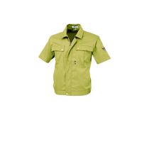 ジーベック 半袖ブルゾン キャメル 5L 9210ー81ー5L 9210 1着（直送品）