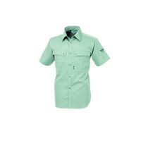 ジーベック 半袖シャツ モスグリーン S 9220ー61ーS 9220 1着（直送品）