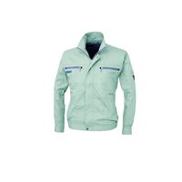 ジーベック クールボディー長袖ブルゾン クールグリーン M 9654ー606ーM 9654 1着（直送品）