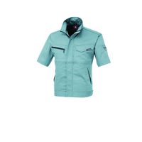 ジーベック（XEBEC） 半袖ブルゾンー605-ミストグリーン 1631