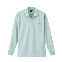 ジーベック 長袖ポロシャツ シルバーグレー LL 6035ー22ーLL 6035 1着（直送品）