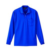 ジーベック 長袖ポロシャツ ロイヤルブルー S 6035ー46ーS 6035 1着（直送品）