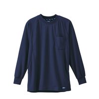 ジーベック ハイブリッド長袖Tシャツ チャコールグレー L 6123ー25ーL 6123 1着（直送品）