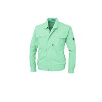 ジーベック 長袖ブルゾン ライトグリーン 4L 9940ー68ー4L 9940 1着（直送品）