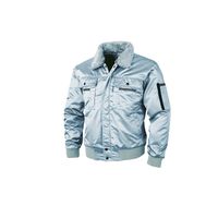 ジーベック ワークスピリッツ2ブルゾン シルバーグレー 3L 215ー22ー3L 215 1着（直送品）