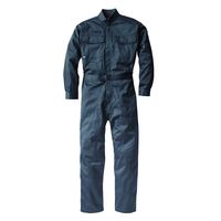 ジーベック ハイブリッドツナギ チャコールグレー L 1268ー25ーL 1268 1着（直送品）