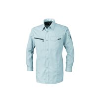 ジーベック 長袖シャツ シルバーグレー L 1633ー22ーL 1633 1着（直送品）