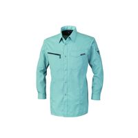 ジーベック 長袖シャツ ミストグリーン 4L 1633ー605ー4L 1633 1着（直送品）