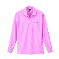 ジーベック 長袖ポロシャツ ピンク 5L 6035ー75ー5L 6035 1着（直送品）