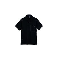 ジーベック T100半袖ポロシャツ クロ 4L 6190ー90ー4L 6190 1着（直送品）