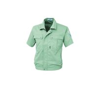 ジーベック（XEBEC） PETボトルリサイクリーン半袖ブルゾンー61-モスグリーン 9291