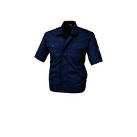 ジーベック T/Cツイル半袖ブルゾン ディープネイビー 5L 1491ー19ー5L 1491 1着（直送品）