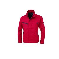 ジーベック 長袖ブルゾン レッド S 1634ー71ーS 1634 1着（直送品）