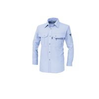 ジーベック ミニドライ長袖シャツ グレー M 1343ー20ーM 1343 1着（直送品）