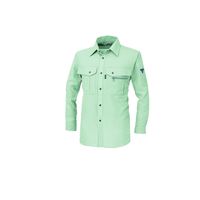 ジーベック ミニドライ長袖シャツ グリーン 5L 1343ー60ー5L 1343 1着（直送品）