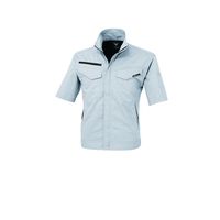 ジーベック 半袖ブルゾン シルバーグレー 4L 1691ー22ー4L 1691 1着（直送品）