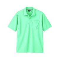 ジーベック 半袖ポロシャツ ミントグリーン 3L 6030ー67ー3L 6030 1着（直送品）