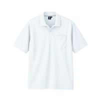 ジーベック 半袖ポロシャツ シロ 3L 6030ー32ー3L 6030 1着（直送品）