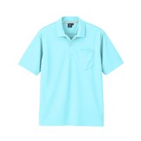 ジーベック（XEBEC） 半袖ポロシャツー42-サックス 6030