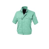 ジーベック ラファード半袖ブルゾン グリーン LL 1351ー60ーLL 1351 1着（直送品）