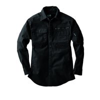 ジーベック 長袖シャツ クロ L 2174ー90ーL 2174 1着（直送品）