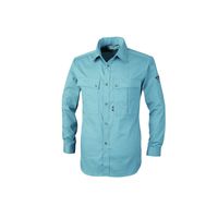 ジーベック 長袖シャツ ブルーグレー M 9230ー43ーM 9230 1着（直送品）