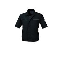 ジーベック XEBEC半袖ブルゾン クロ 5L 8891ー90ー5L 8891 1着（直送品）