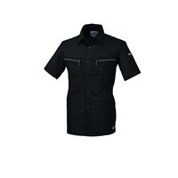 ジーベック XEBEC半袖シャツ クロ LL 8892ー90ーLL 8892 1着（直送品）