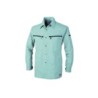 ジーベック XEBEC長袖シャツ ミストグリーン LL 8893ー605ーLL 8893 1着（直送品）
