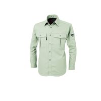 ジーベック ラファード長袖シャツ モスグリーン 3L 1353ー61ー3L 1353 1着（直送品）