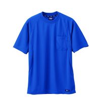 ジーベック ハイブリッド半袖Tシャツ コバルトブルー 3L 6124ー45ー3L 6124 1着（直送品）